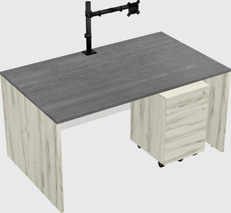 Rectangular desk
