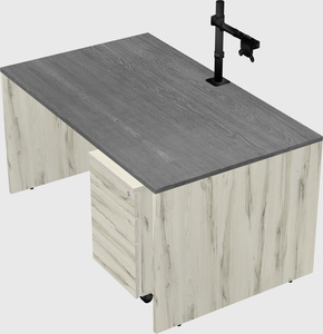 Rectangular desk
