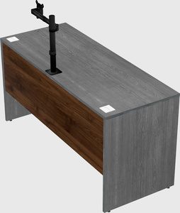 Rectangular desk