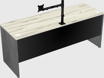 Rectangular desk