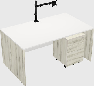 Rectangular desk