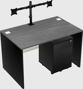 Rectangular desk
