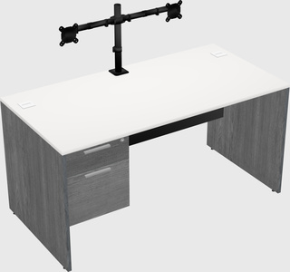 Rectangular desk