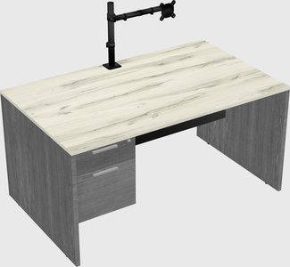 Rectangular desk