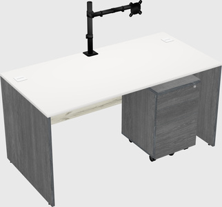 Rectangular desk