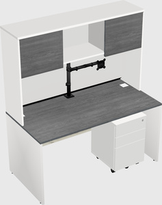 Rectangular desk
