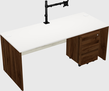 Rectangular desk