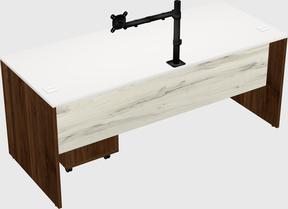 Rectangular desk