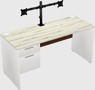 Rectangular desk