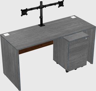 Rectangular desk