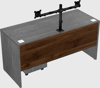 Rectangular desk