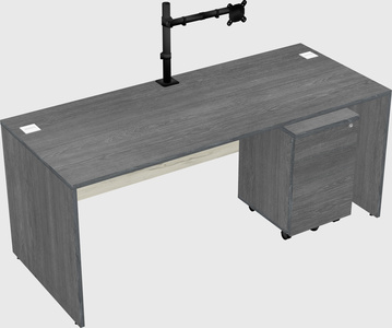 Rectangular desk