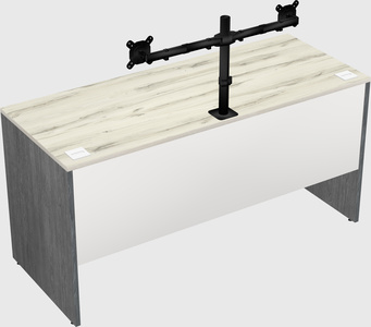 Rectangular desk