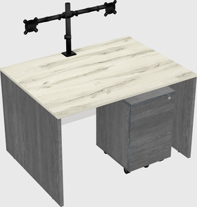 Rectangular desk
