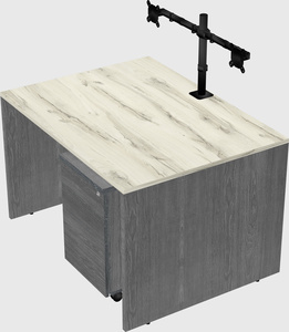 Rectangular desk