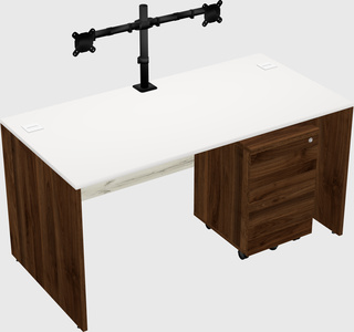 Rectangular desk