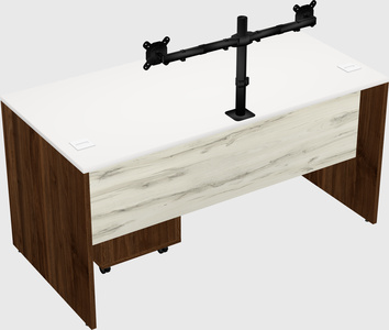 Rectangular desk