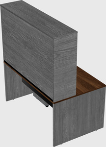 Rectangular desk