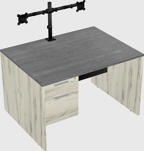 Rectangular desk