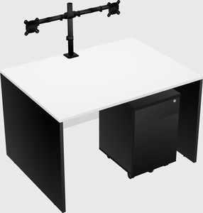 Rectangular desk