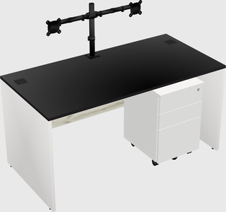 Rectangular desk