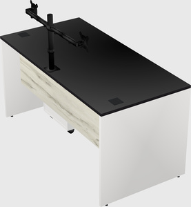 Rectangular desk