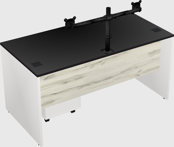 Rectangular desk