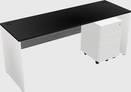 Rectangular desk