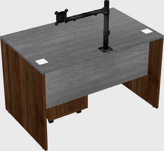 Rectangular desk