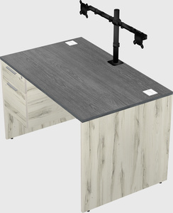 Rectangular desk