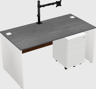 Rectangular desk