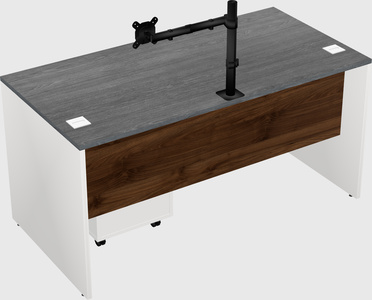 Rectangular desk