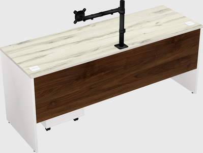 Rectangular desk