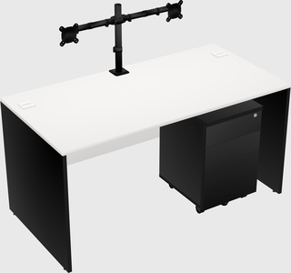 Rectangular desk