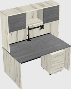 Rectangular desk