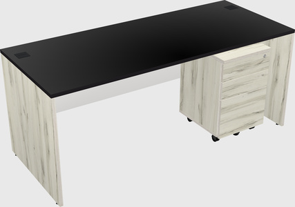 Rectangular desk