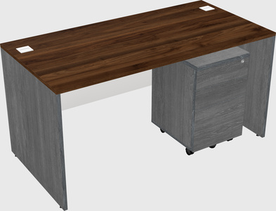 Rectangular desk