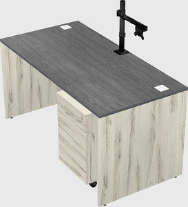 Rectangular desk
