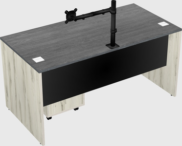 Rectangular desk