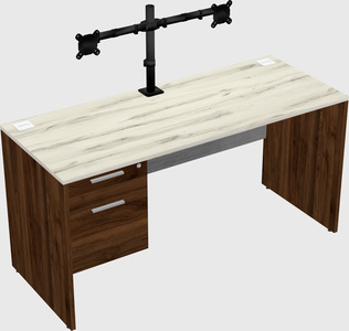 Rectangular desk