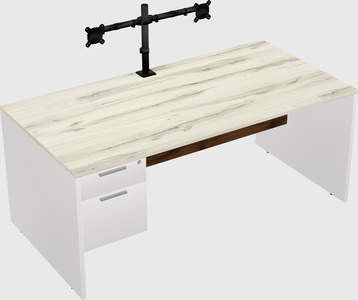 Rectangular desk