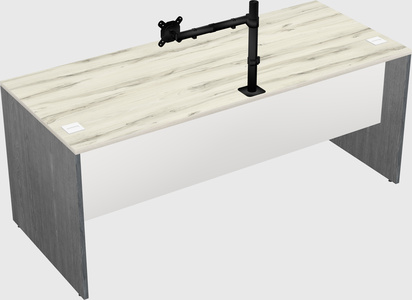 Rectangular desk