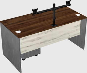 Rectangular desk