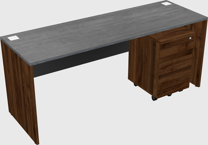 Rectangular desk