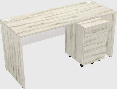 Rectangular desk
