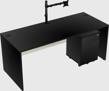 Rectangular desk
