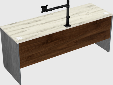 Rectangular desk