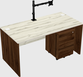 Rectangular desk