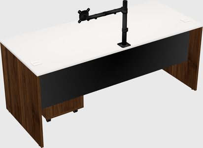Rectangular desk