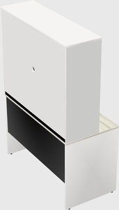 Rectangular desk